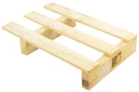 Houten display pallet 600x400x107mm - 2 weg