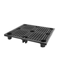 Kunststof pallet - 1140x1140x145mm - open bovenzijde, 9 poten