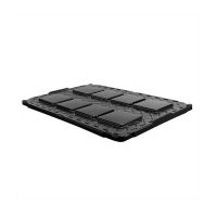 Kunststof deksel 1220x820x4 mm - voor opzetranden