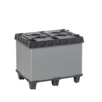 Palletbox inklapbaar 810x612x765mm - kunststof 