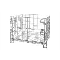 Inklapbare metalen draadcontainer 1200x1000x1000mm - verzinkt