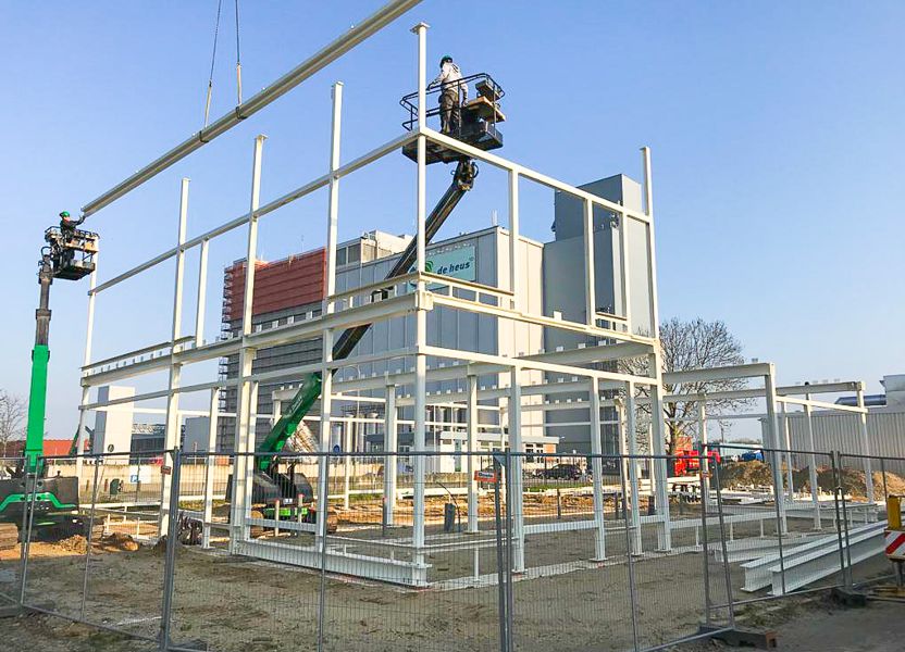 Nieuwbouw kantoor Rotom in Maasbracht