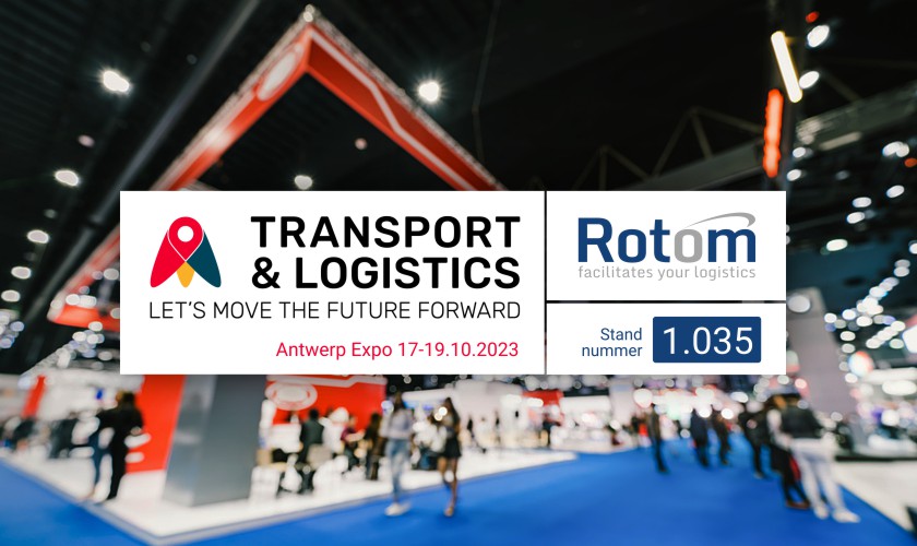 Rotom België NV gaat naar Transport & Logistics in Antwerp Expo